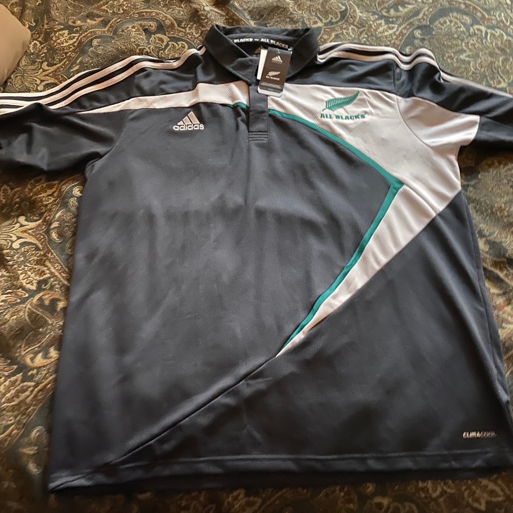 New All Blacks Rugby fan Jersey 2XL